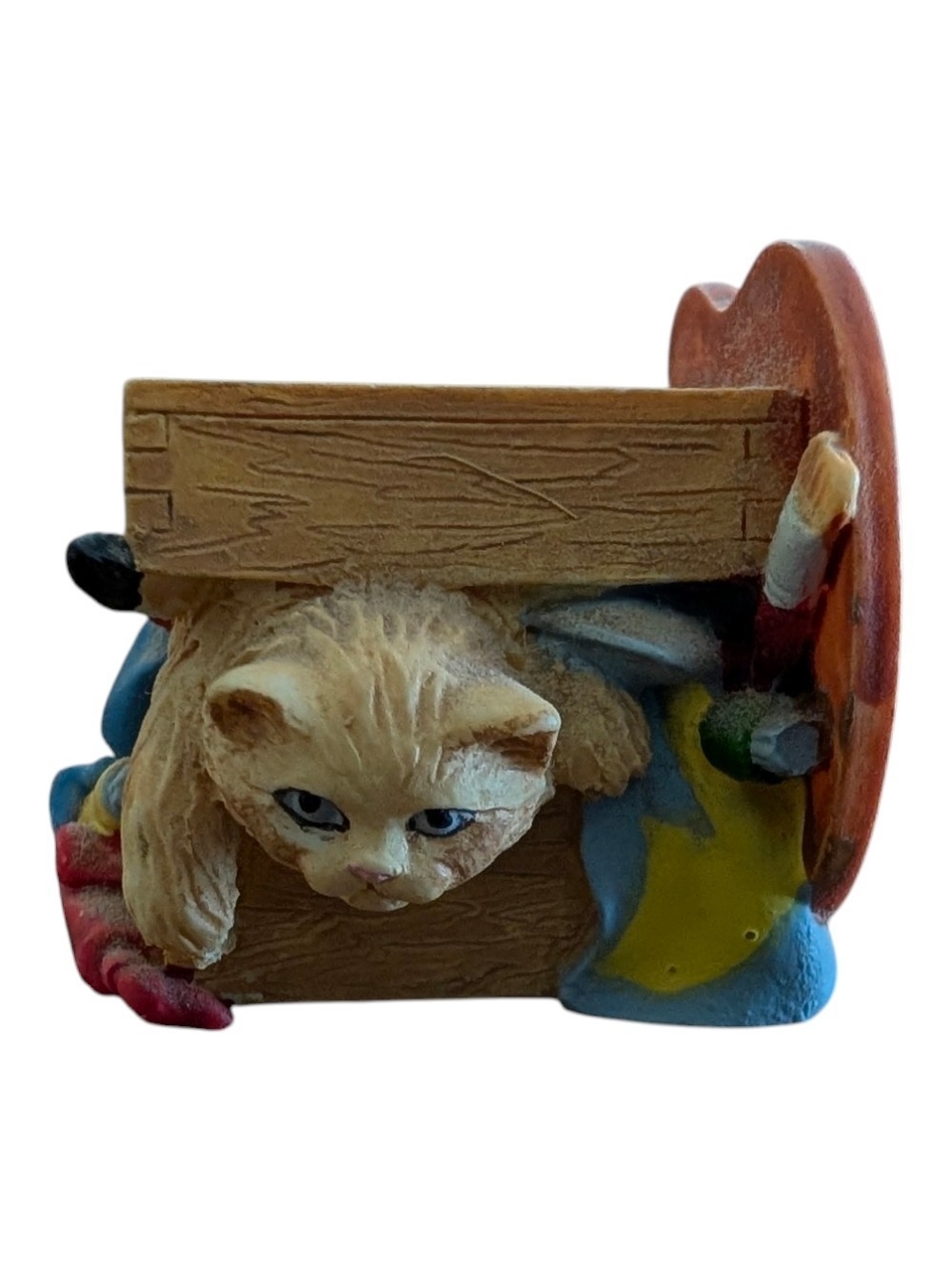 Vintage Lenox Victorian Parlor Kitten Thimble Figurine – Artist Studio Cat